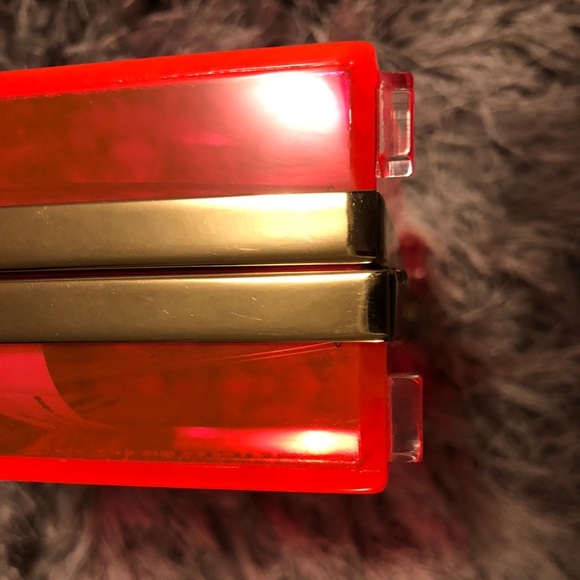 NeOn lucite acrylic minaudiere JUICY couture - Picture 11 of 11